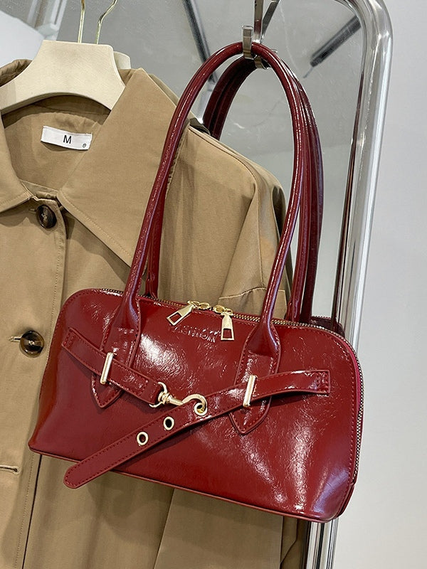 Bolso retro de moda con diseño de concha, de mano, al hombro y cruzado