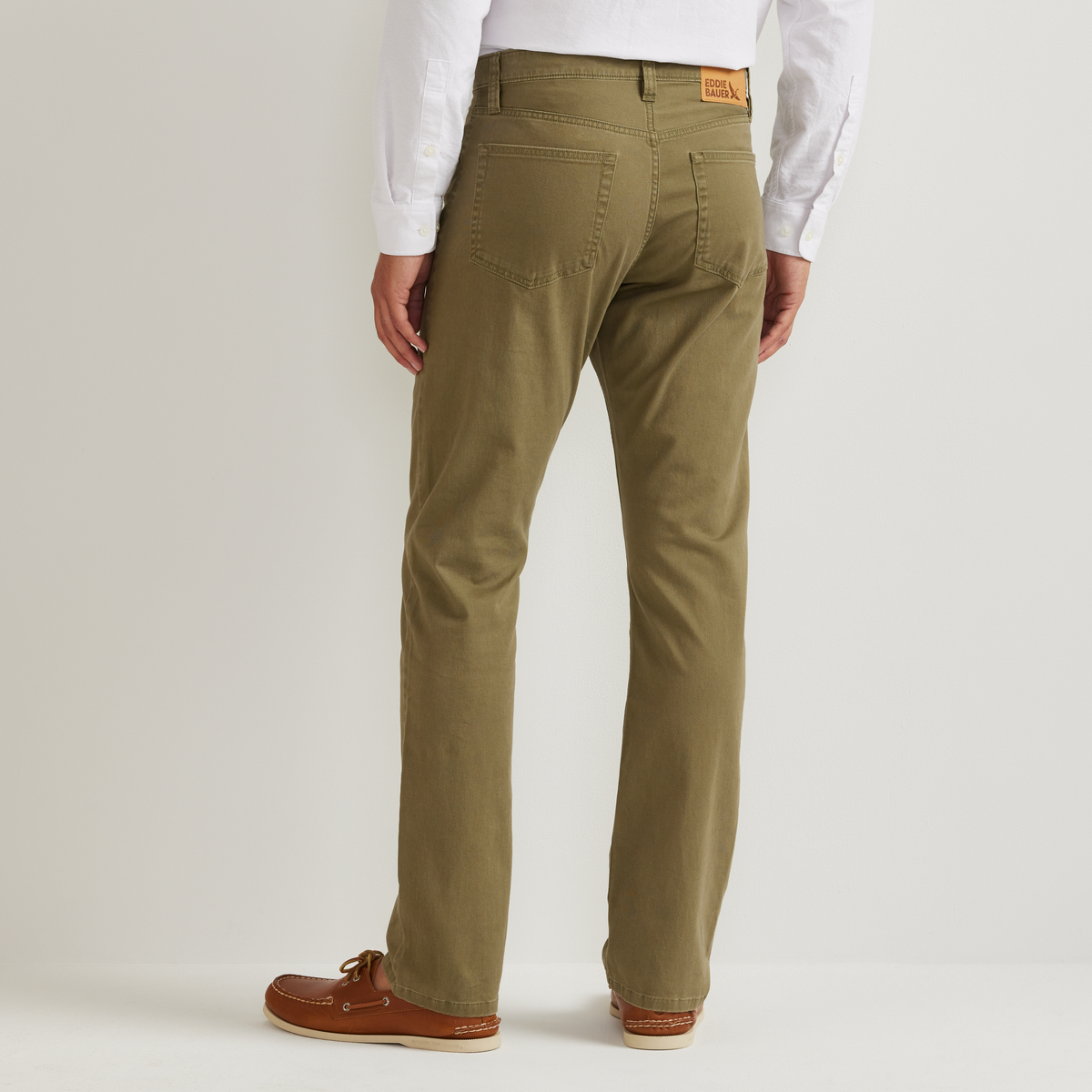 Pantalones de sarga de 5 bolsillos para hombre, lavado Legend