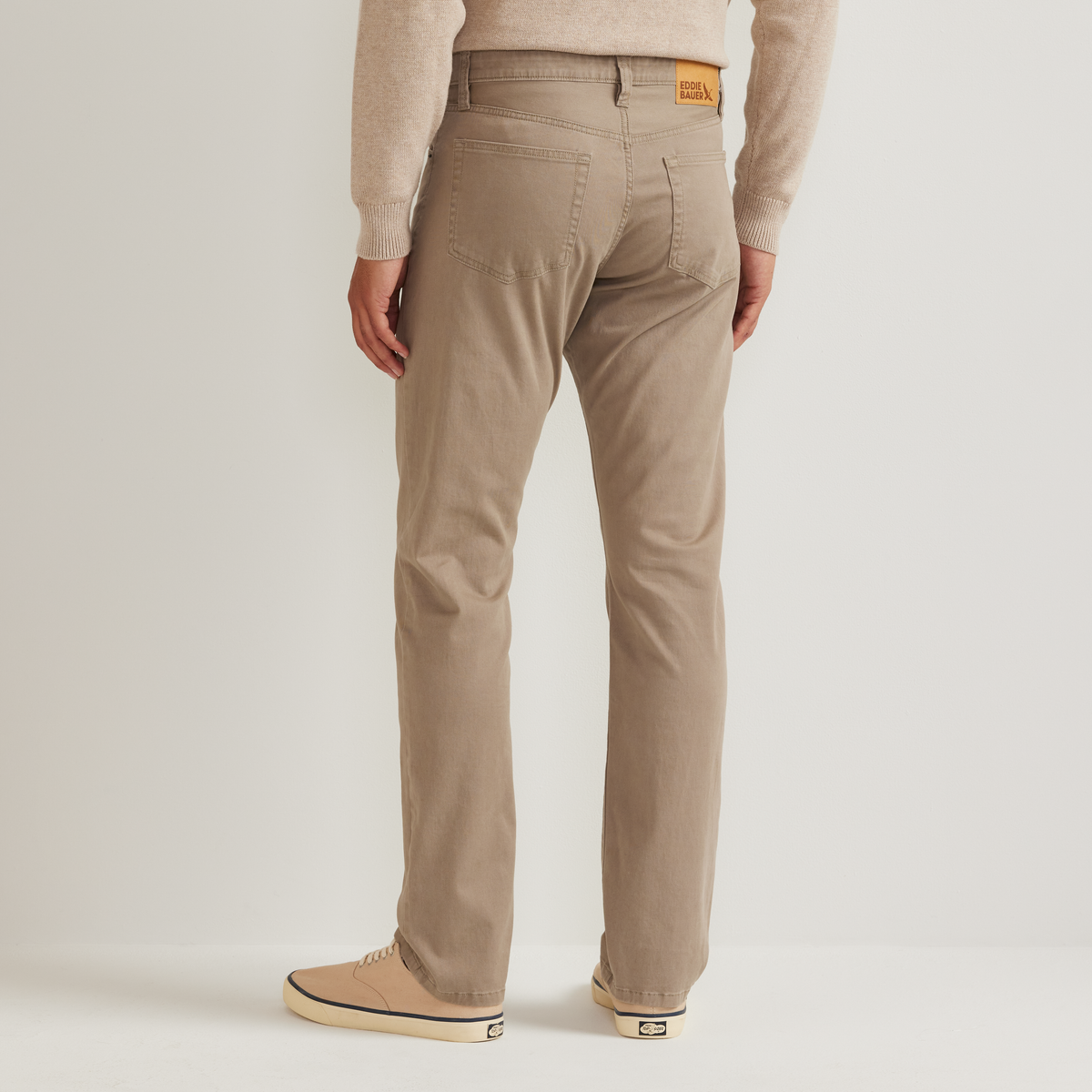 Pantalones de sarga de 5 bolsillos para hombre, lavado Legend