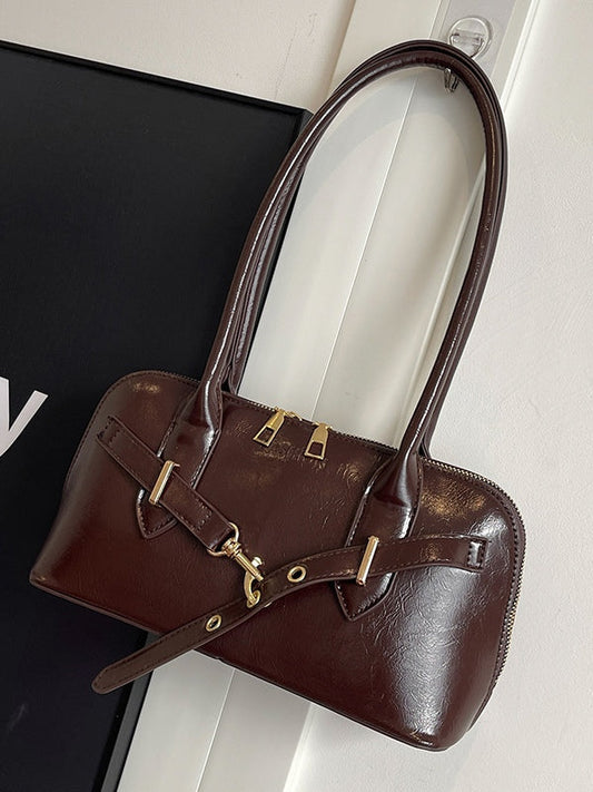 Bolso retro de moda con diseño de concha, de mano, al hombro y cruzado