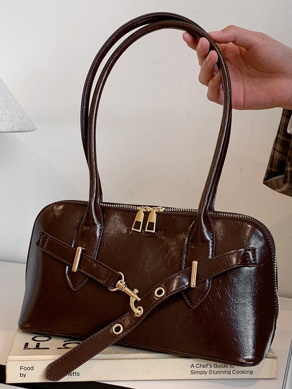 Bolso retro de moda con diseño de concha, de mano, al hombro y cruzado