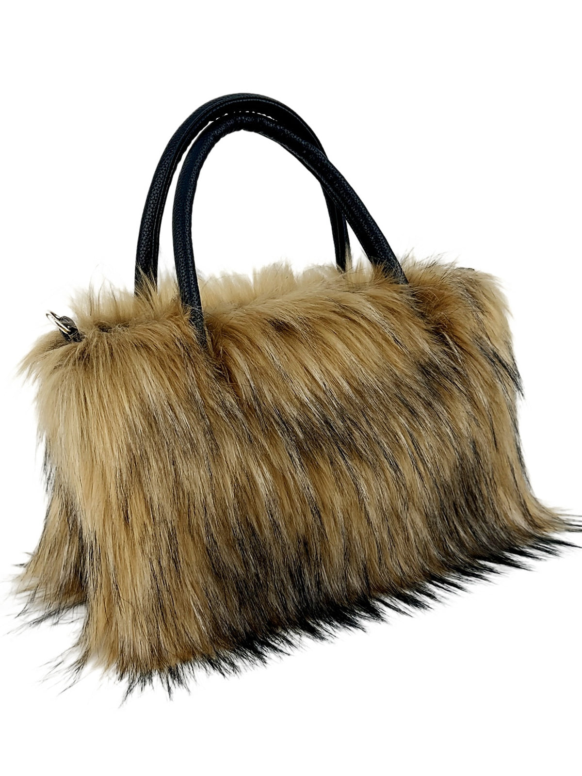 Bolso bandolera de cadena moderno, bolso de pelo a la moda