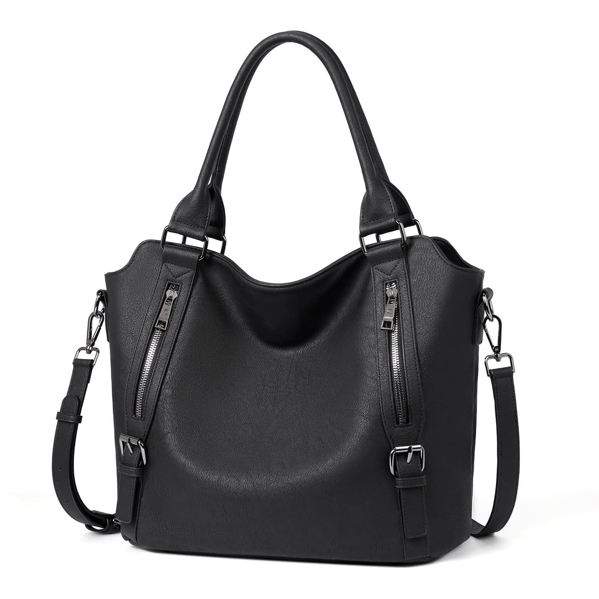 Bolso tote bandolera cruzado de gran capacidad y estilo retro