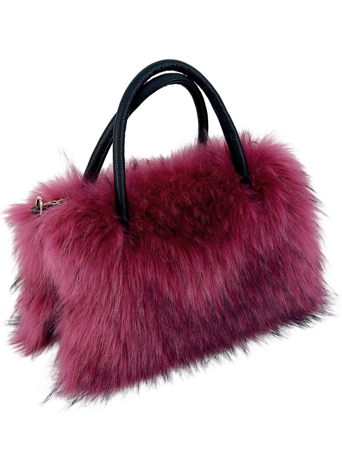 Bolso bandolera de cadena moderno, bolso de pelo a la moda