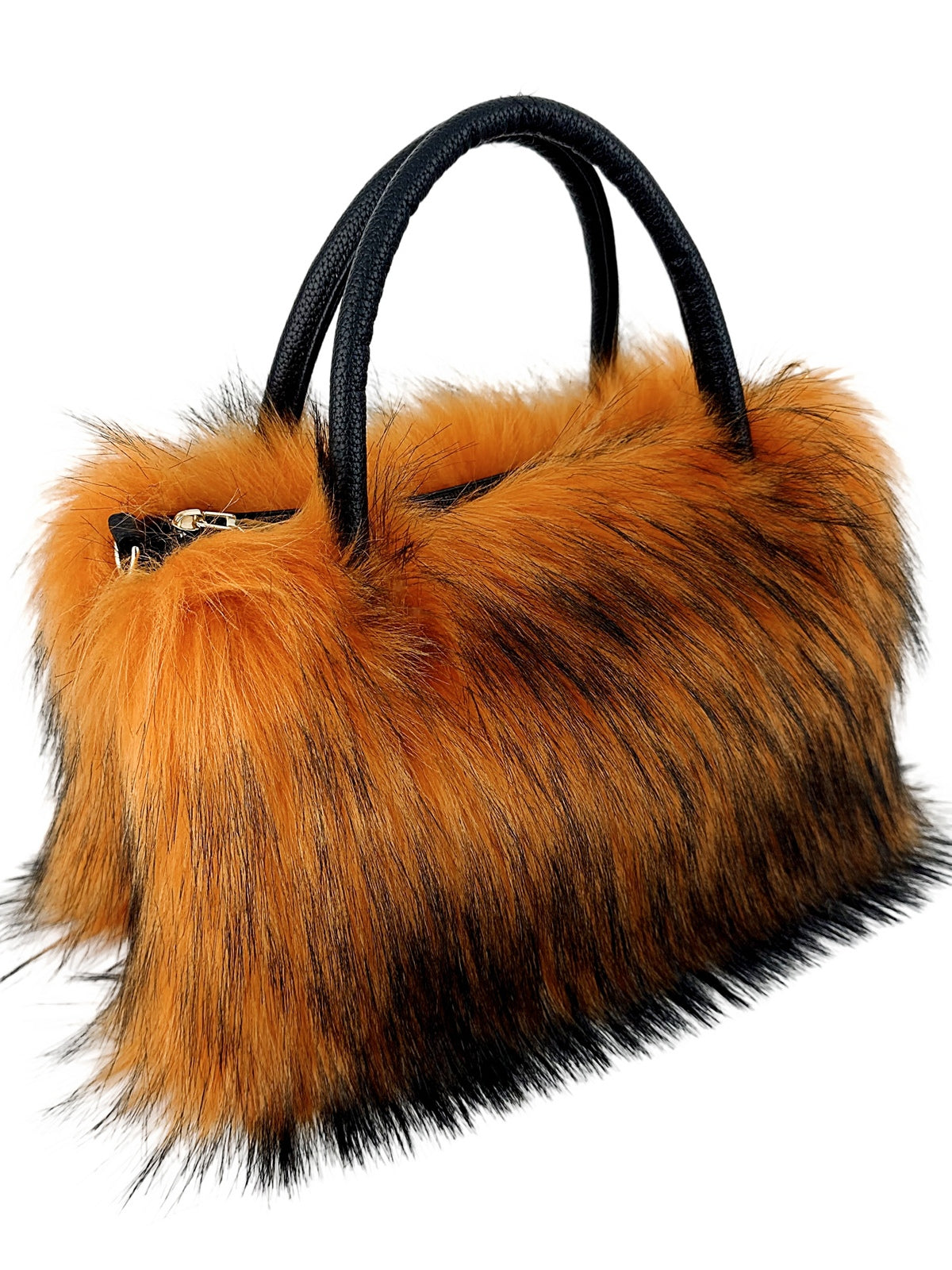 Bolso bandolera de cadena moderno, bolso de pelo a la moda