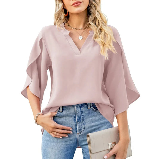 Blusa Ligera con Silueta de Mariposa