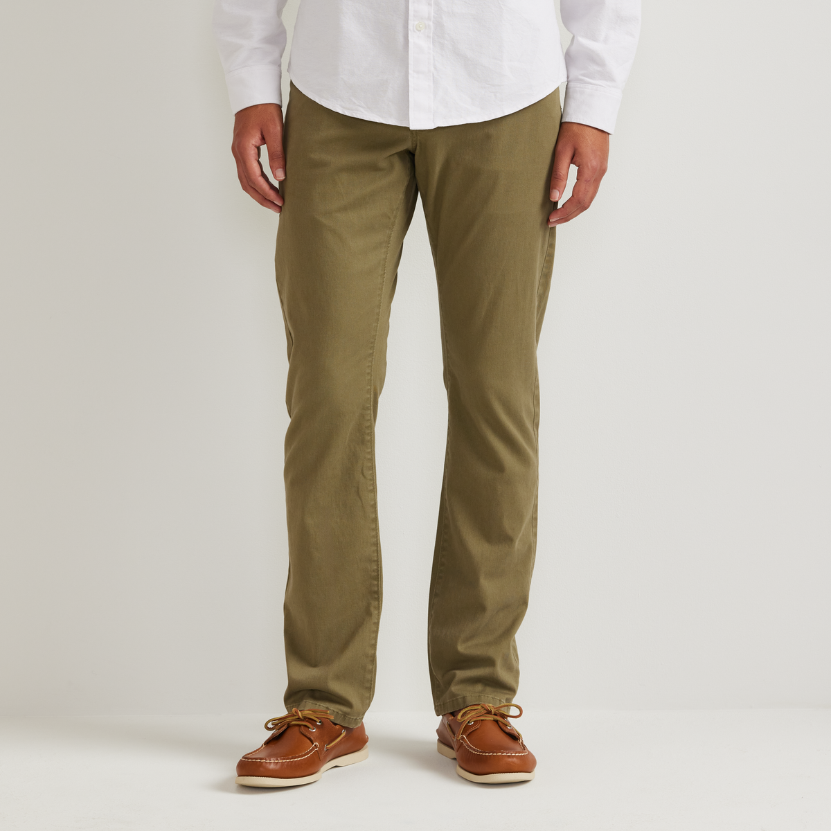 Pantalones de sarga de 5 bolsillos para hombre, lavado Legend