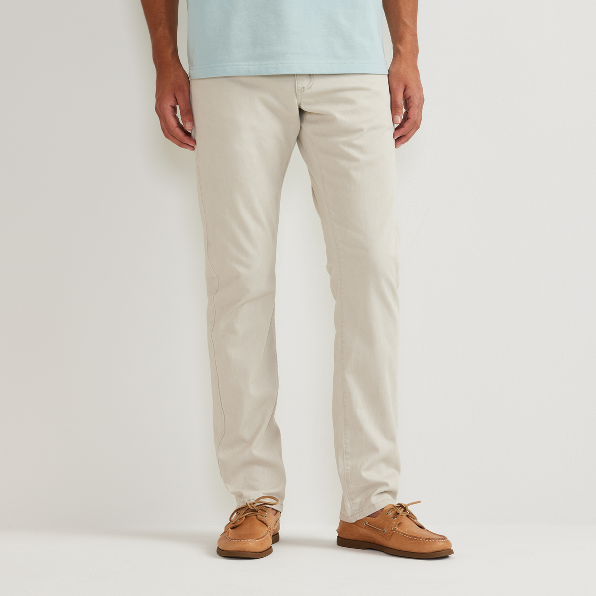 Pantalones de sarga de 5 bolsillos para hombre, lavado Legend