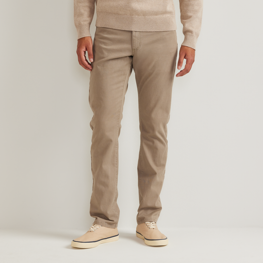 Pantalones de sarga de 5 bolsillos para hombre, lavado Legend