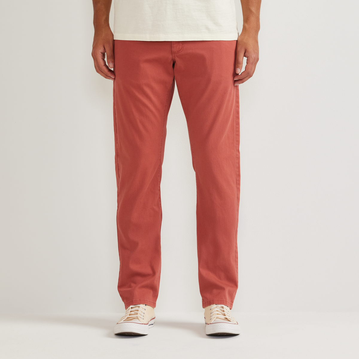 Pantalones de sarga de 5 bolsillos para hombre, lavado Legend