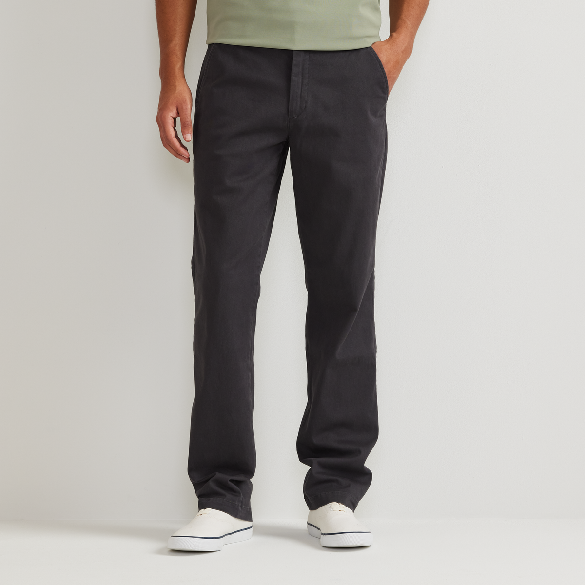 Pantalones de sarga lavada Legend para hombre