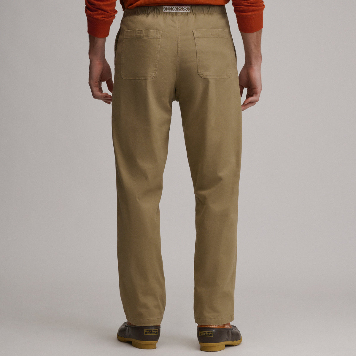 Pantalón para hombre con lavado Legend, sin cierre y forrado de franela