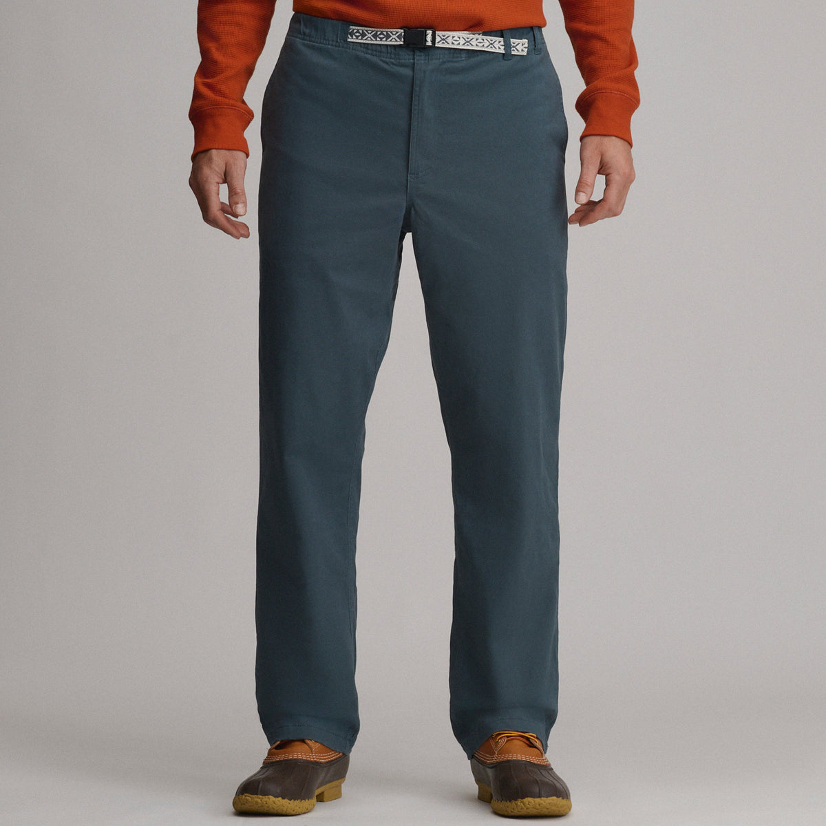 Pantalón para hombre con lavado Legend, sin cierre y forrado de franela