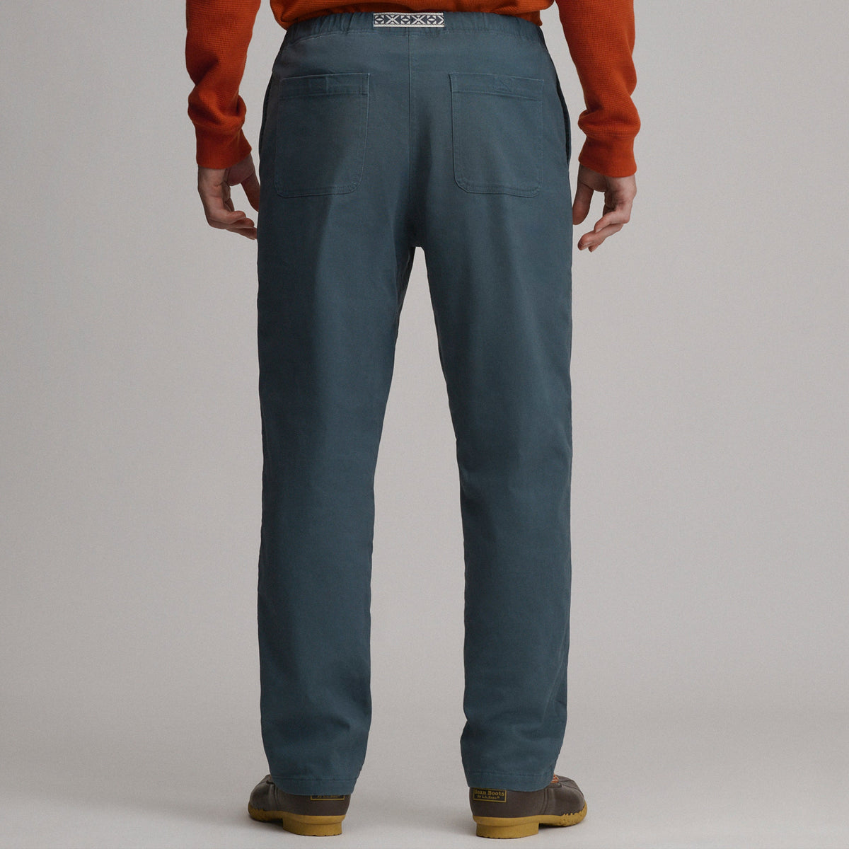 Pantalón para hombre con lavado Legend, sin cierre y forrado de franela