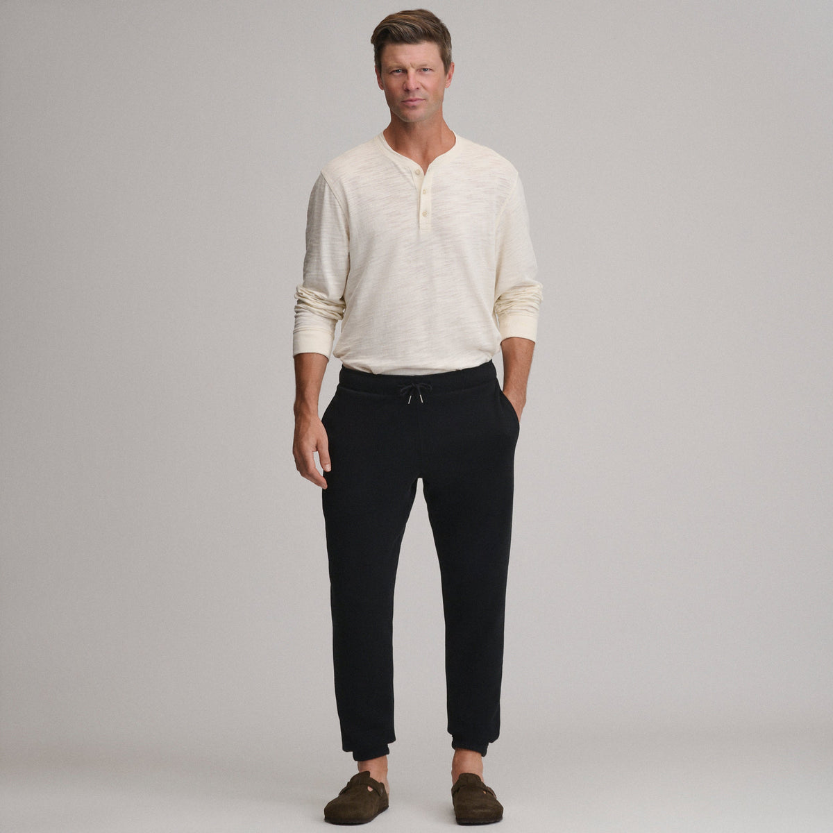 Pantalones deportivos jogger para hombre, vintage, suaves y de corte clásico