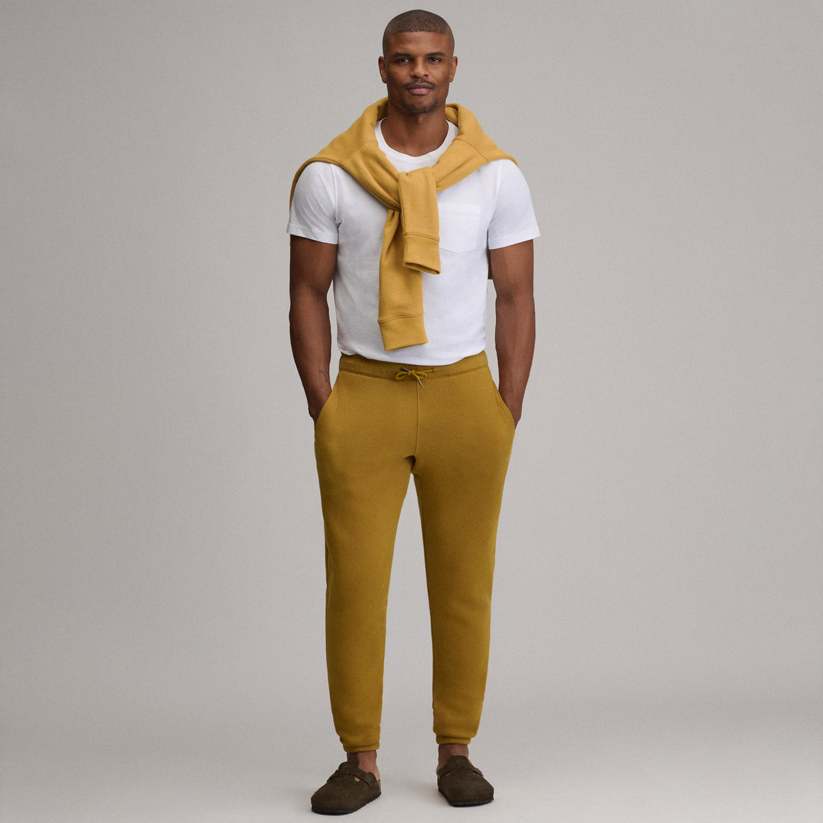 Pantalones deportivos jogger para hombre, vintage, suaves y de corte clásico