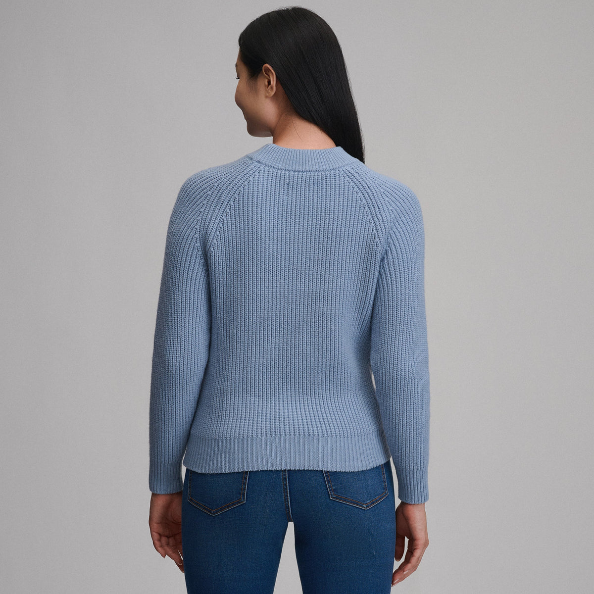 Women's Solid Mock-Neck Sweater