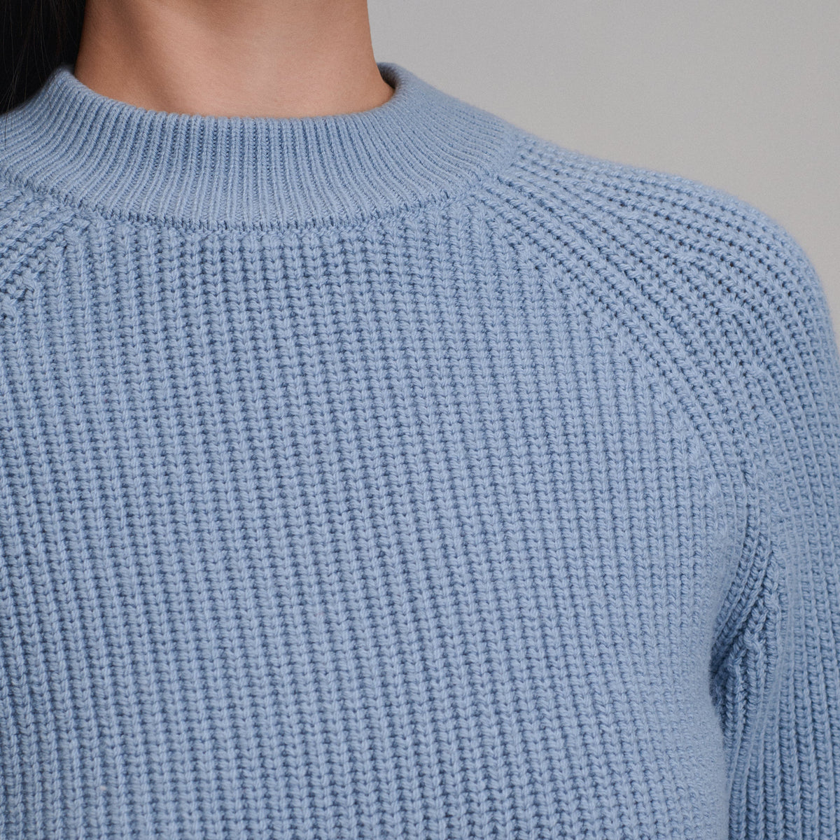 Women's Solid Mock-Neck Sweater