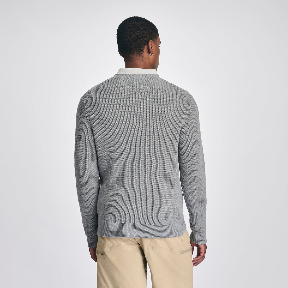 Suéter de cuello alto exclusivo para hombre