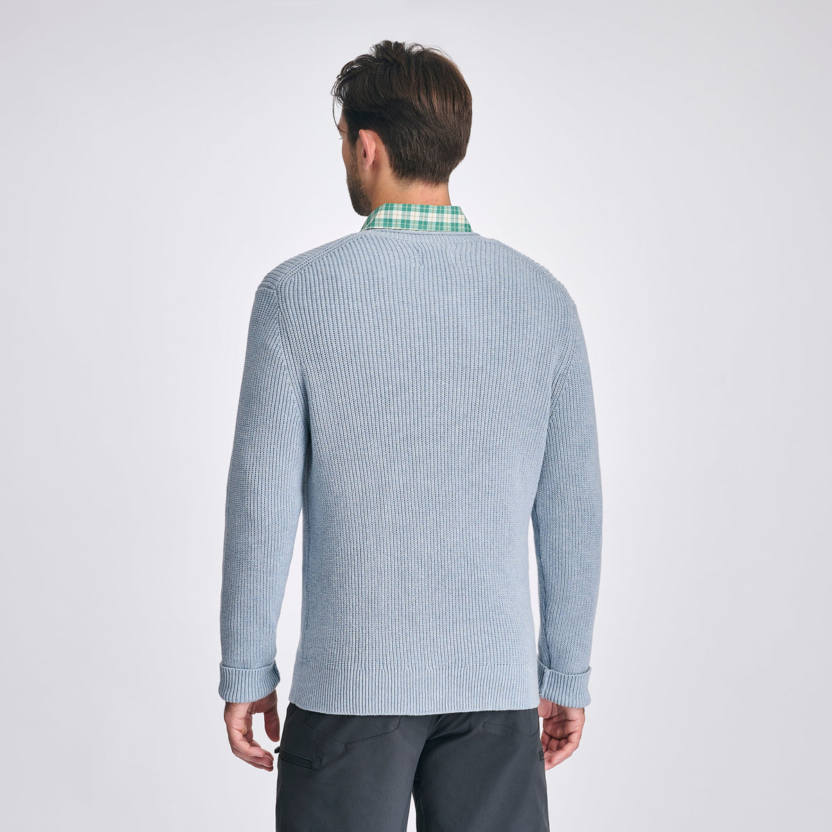 Suéter de cuello alto exclusivo para hombre