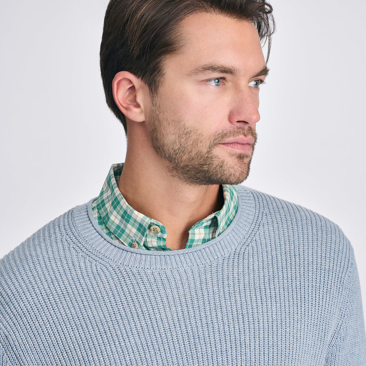 Suéter de cuello alto exclusivo para hombre