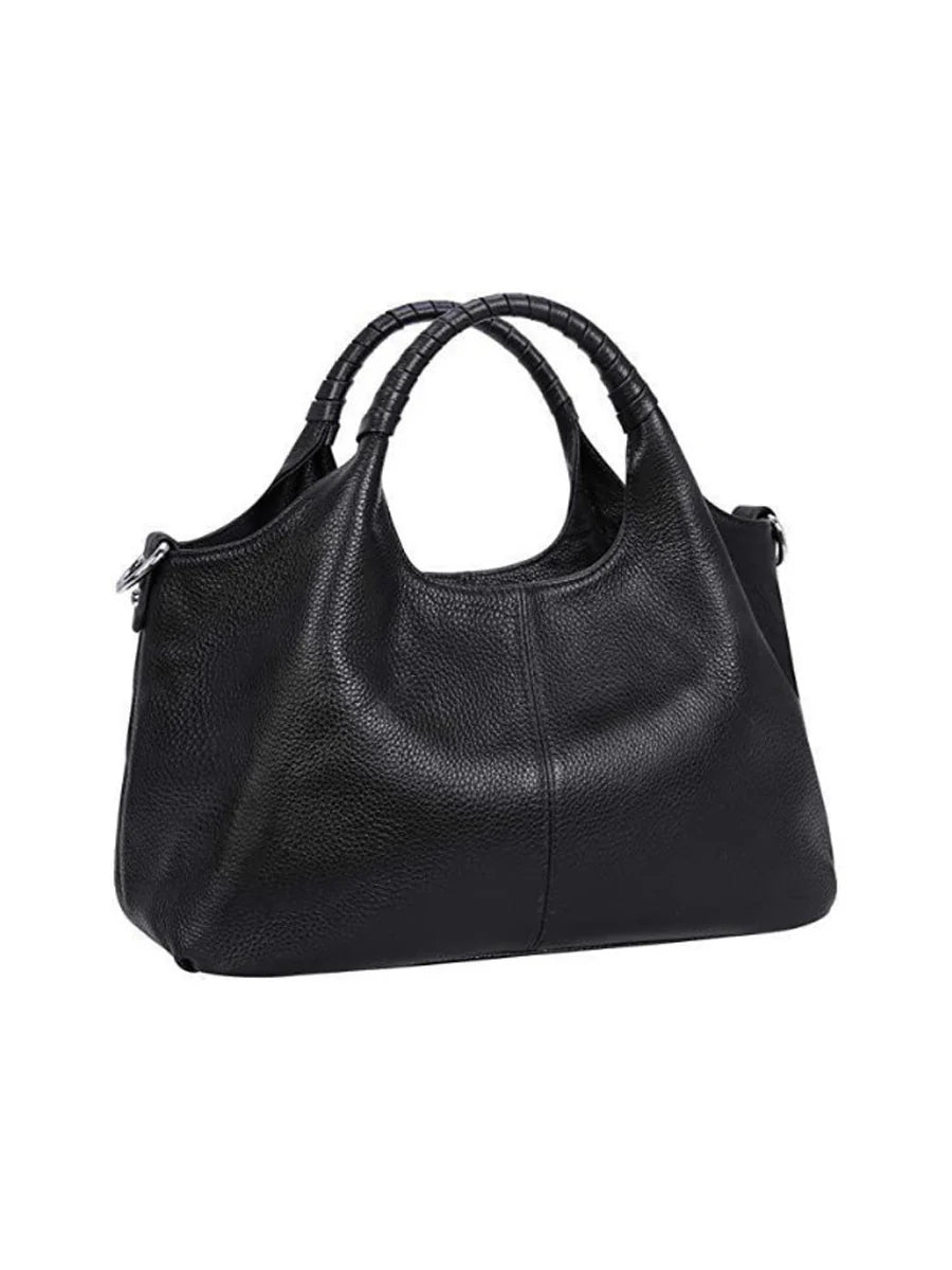 Bolso de mano de cuero moderno